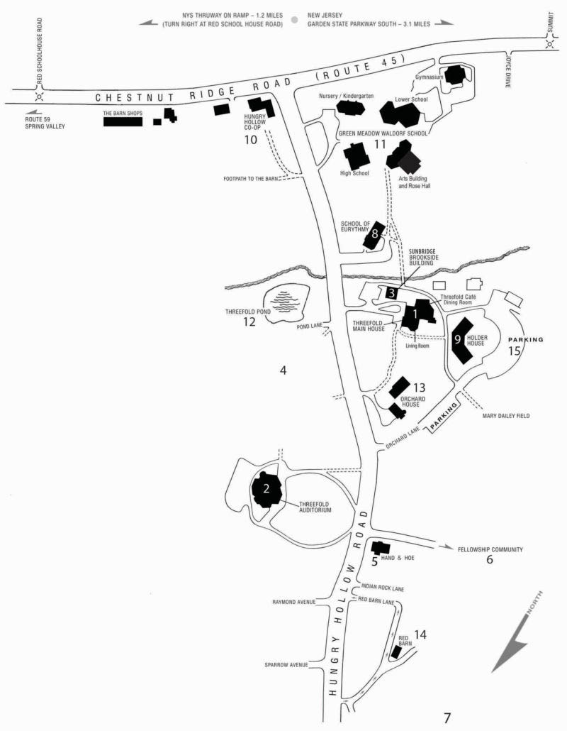 Community Map – Threefold Educational Foundation | Chestnut Ridge NY